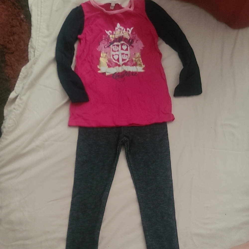 Juicy Couture Fuchsia and Navy Kids Set